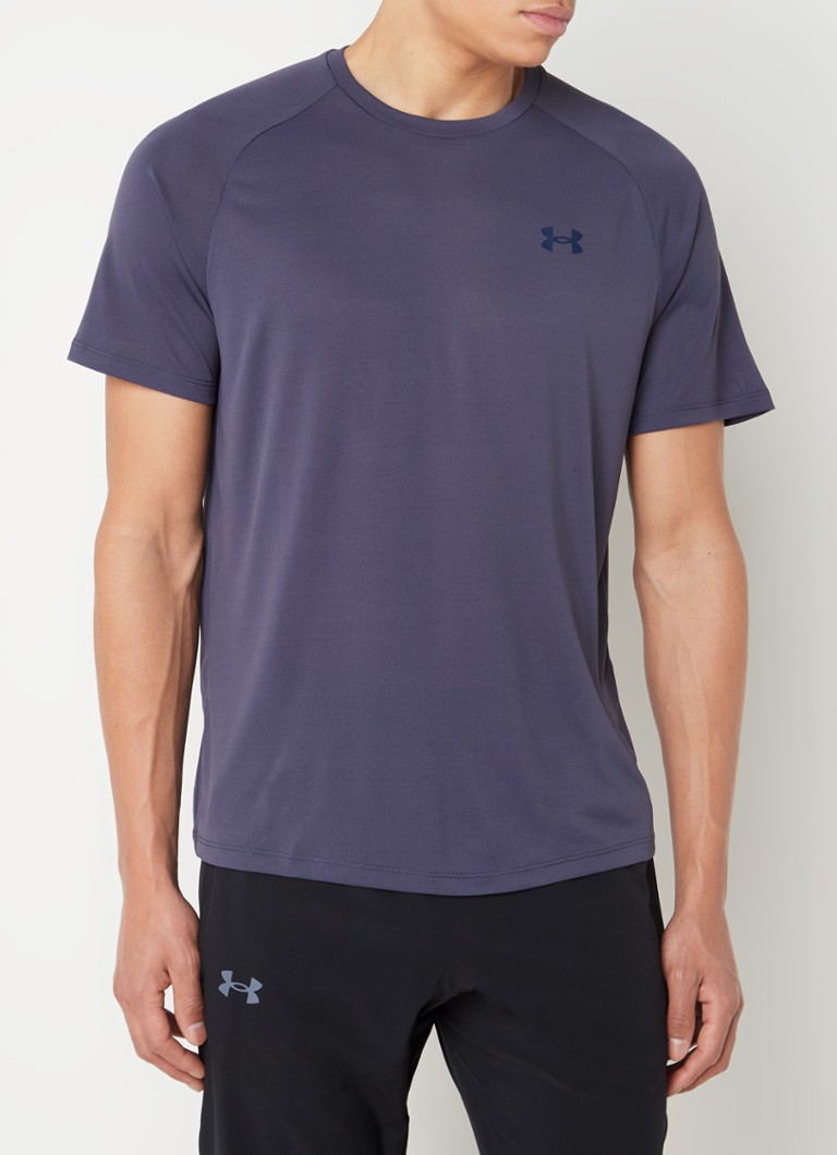 Under Armour Tech™ 2.0 Trainings Tshirt met logo • Paars • de Bijenkorf