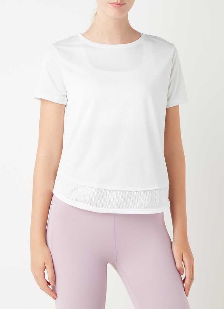 Under Armour Tech Vent trainings Tshirt met HeatGear • Gebroken wit