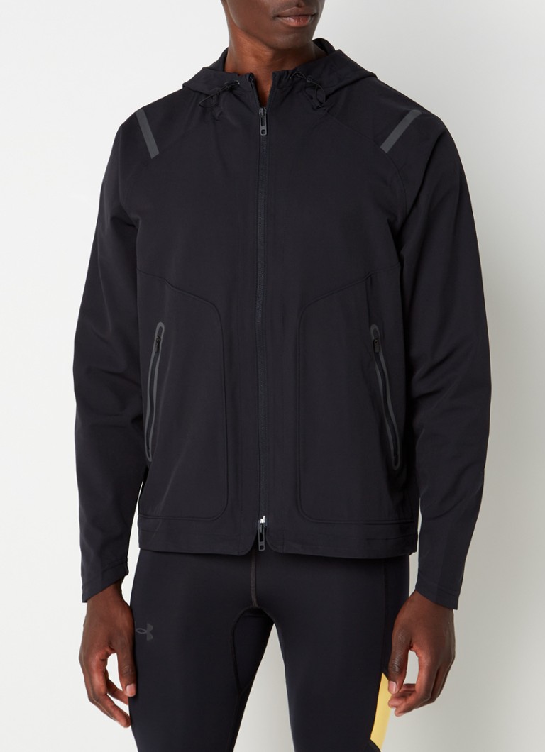 Under Armour Unstoppable trainingsjack met ritszakken en capuchon