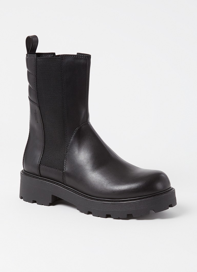 microfoon meester Afdaling Vagabond Cosmo 2.0 chelsea boot van leer • Zwart • de Bijenkorf