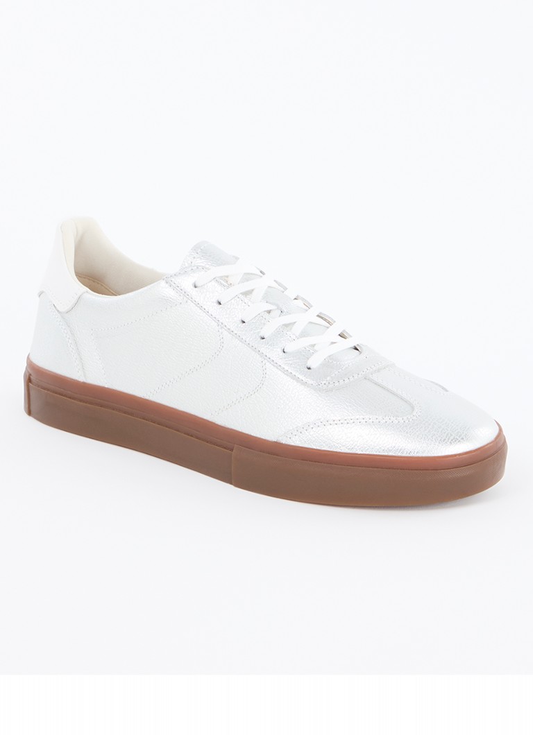Vagabond Shoemakers - Cody sneaker van leer met metallic finish - Zilver