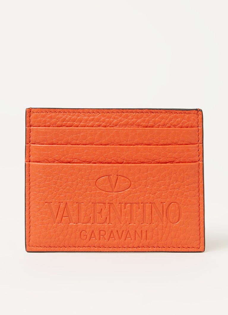 Valentino - Pasjeshouder van kalfsleer - Oranje