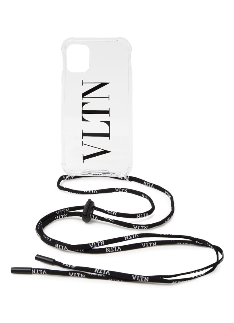 Rondsel weggooien Onnauwkeurig Valentino VLTN telefoonhoes voor iPhone 11 met koord • Transparant • de  Bijenkorf