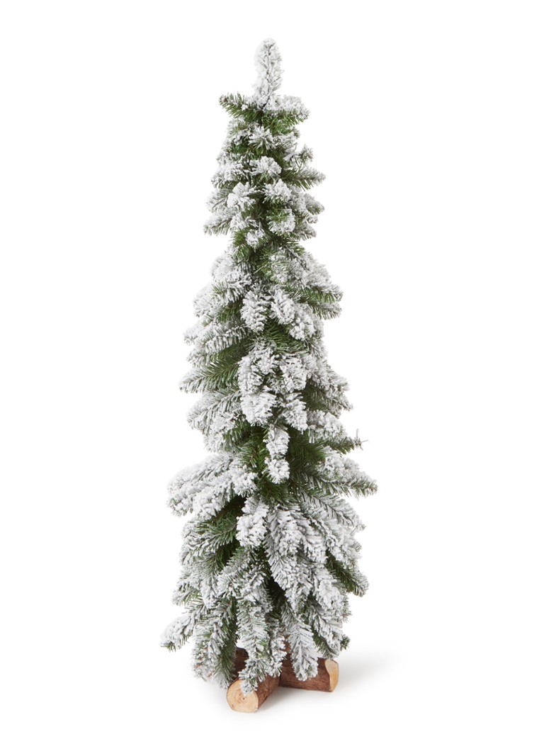 Van Der Gucht - Downswept Forestree kunstkerstboom met sneeuw 91 cm - Donkergroen