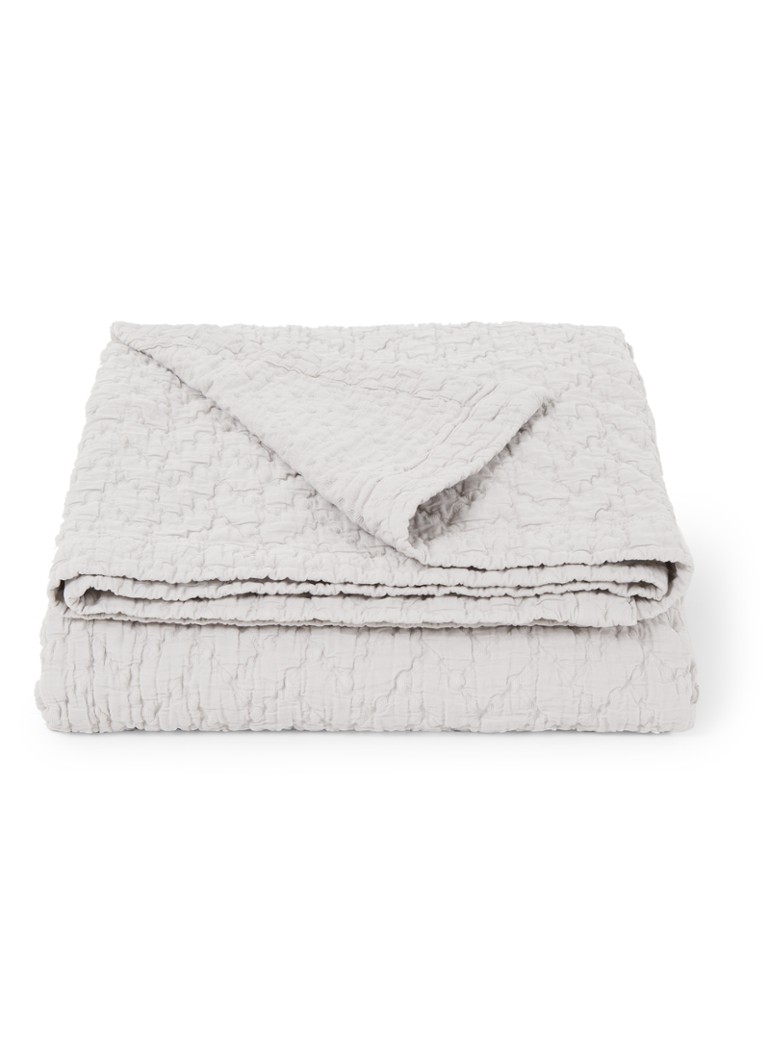 Vandyck Pure 10 bedsprei 180x 260 cm • Lichtgrijs • de Bijenkorf