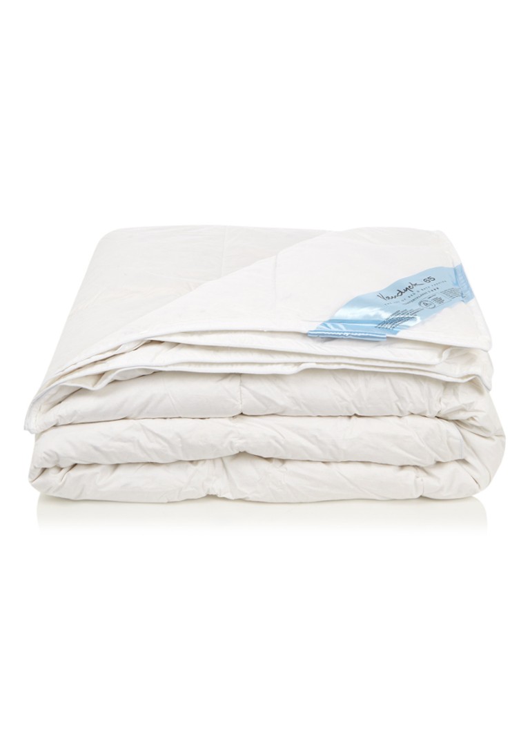 Vandyck Vandyck 65 4 Seizoenen Duo Dekbed Van Katoen Met Vulling Van Dons En Veren Wit De Bijenkorf