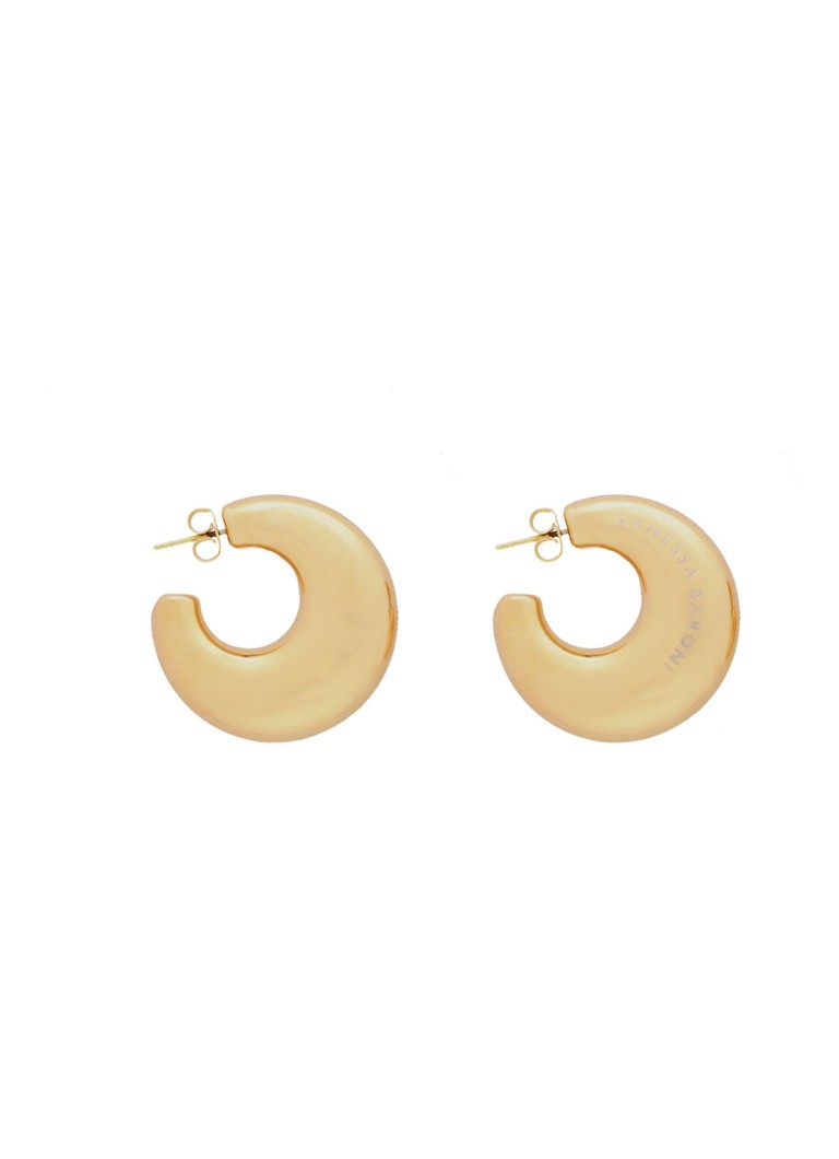Vanessa Baroni - Moon oorringen  - Goud