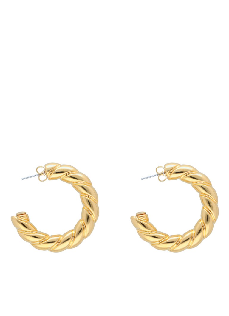 Vanessa Baroni - Rope oorringen  - Goud