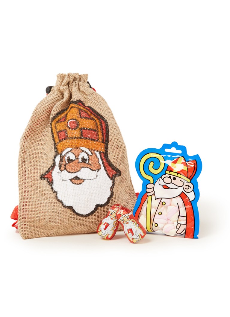Vero Sinterklaas Snoep Assortiment In Jute Rugzak De Bijenkorf
