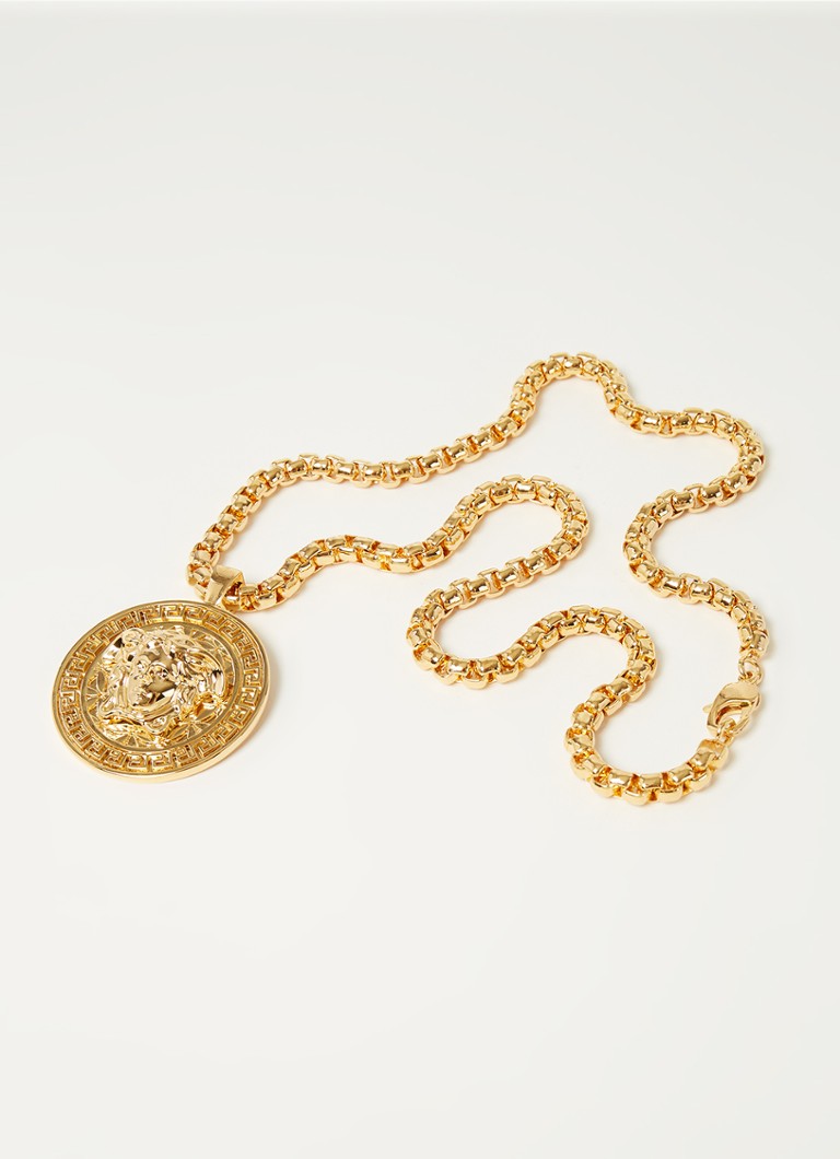 merk op stem Snoep Versace Medusa ketting met hanger • Goud • de Bijenkorf