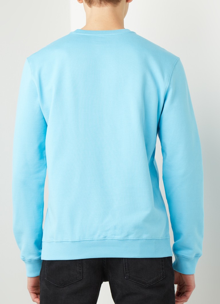 Waden Saga rekken Versace Sweater met logoprint • Lichtblauw • de Bijenkorf
