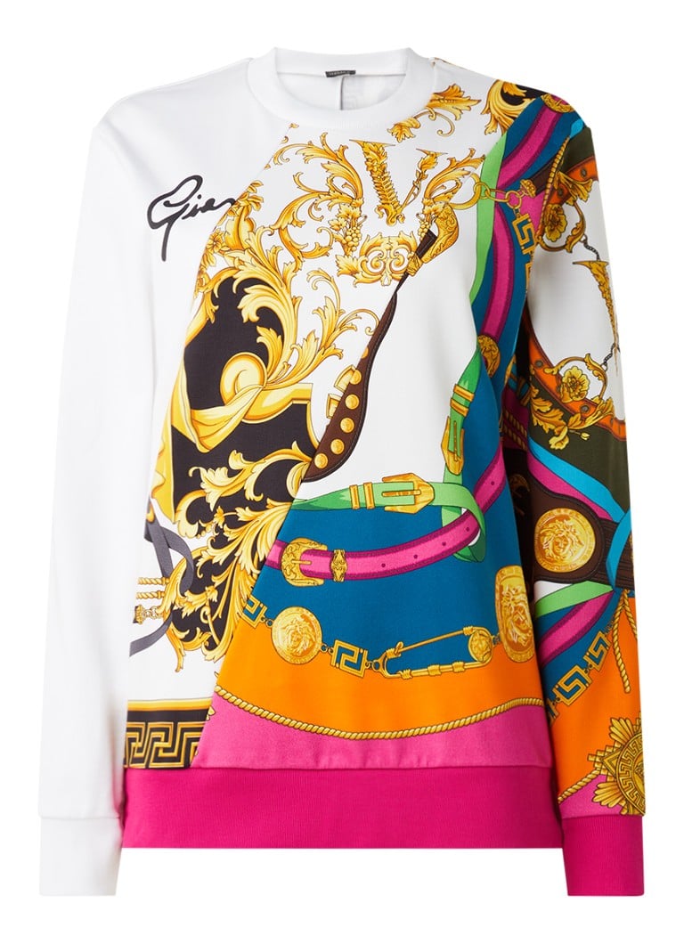 geest Overvloed opmerking Versace Sweater met print • Multicolor • de Bijenkorf