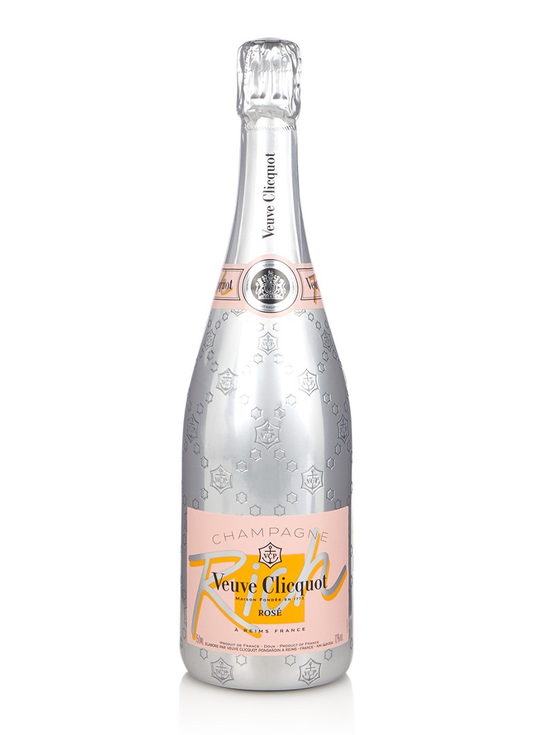 Veuve Clicquot - Rich Rosé champagne 750 ml - Zilver