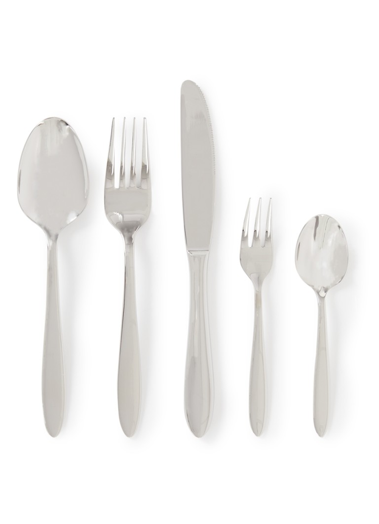Villeroy & Boch NewWave bestekset 30-delig • Zilver • de Bijenkorf