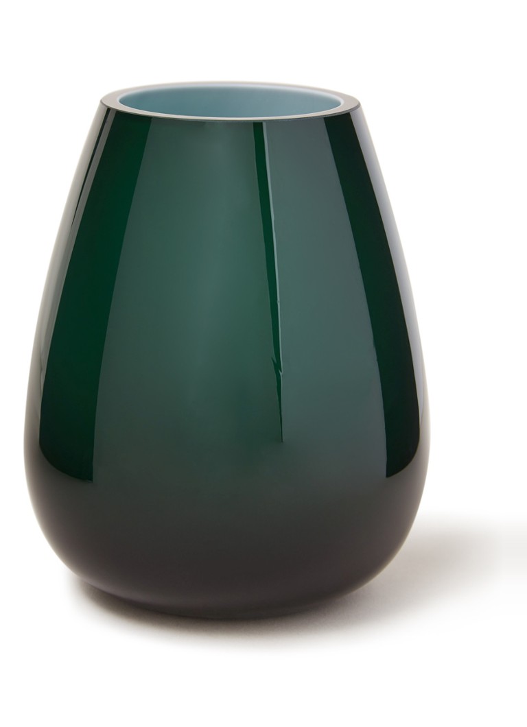 Villeroy & Boch Drop Mini vaas 12 cm • Donkergroen • de Bijenkorf