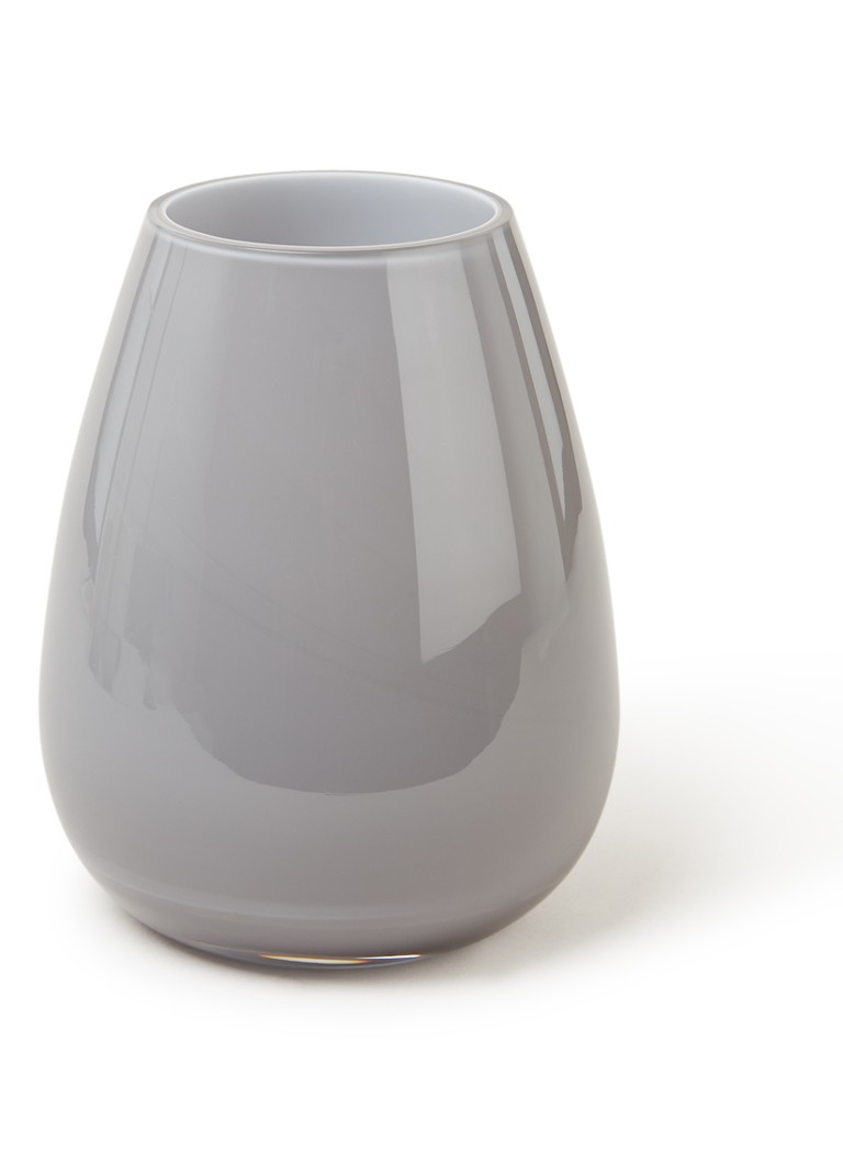 Villeroy & Boch Drop vaas 19 cm • Lichtgrijs • de Bijenkorf