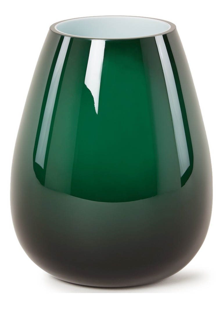 Villeroy & Boch Drop vaas 22 cm • Donkergroen • de Bijenkorf