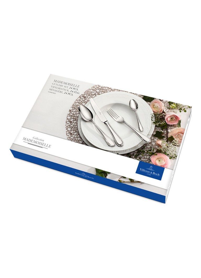 Vermoorden Formulering harpoen Villeroy & Boch Mademoiselle bestekset 24-delig • Zilver • de Bijenkorf Vermoorden Formulering harpoen Villeroy & Boch Mademoiselle bestekset 24-delig • Zilver • de Bijenkorf