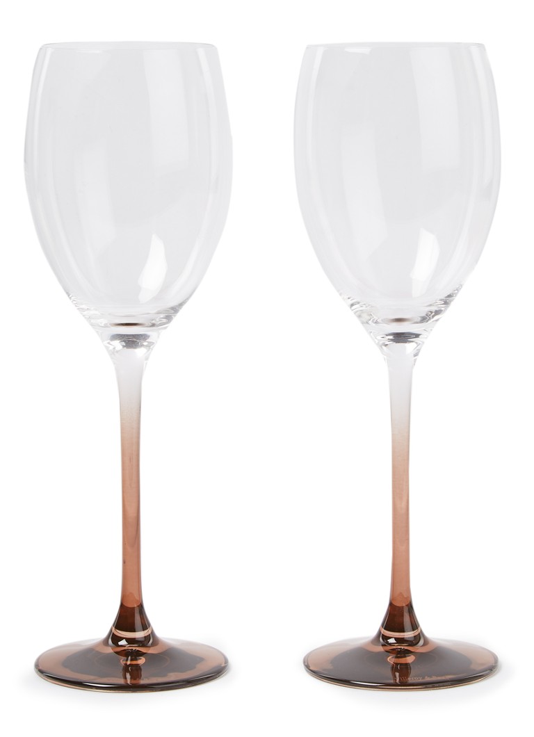 Villeroy & Boch - Manufacture witte wijnglas 36 cl set van 2 - Roze