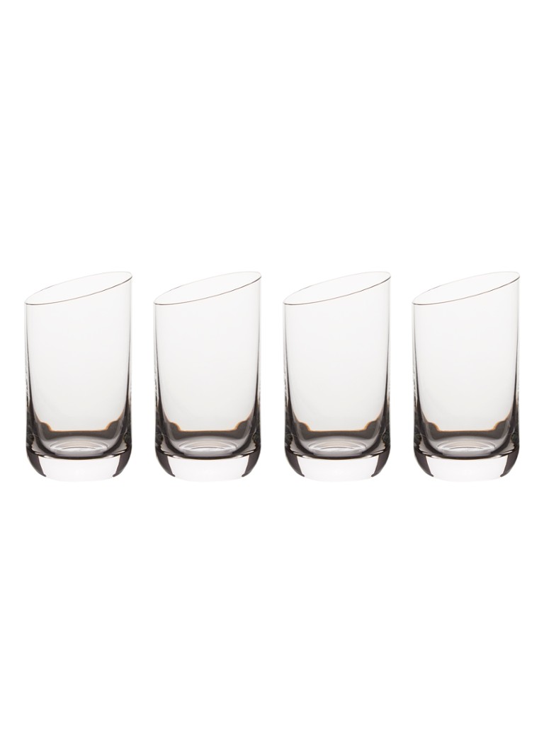 Villeroy & Boch - NewMoon drinkglas 26 cl set van 4 - Transparant