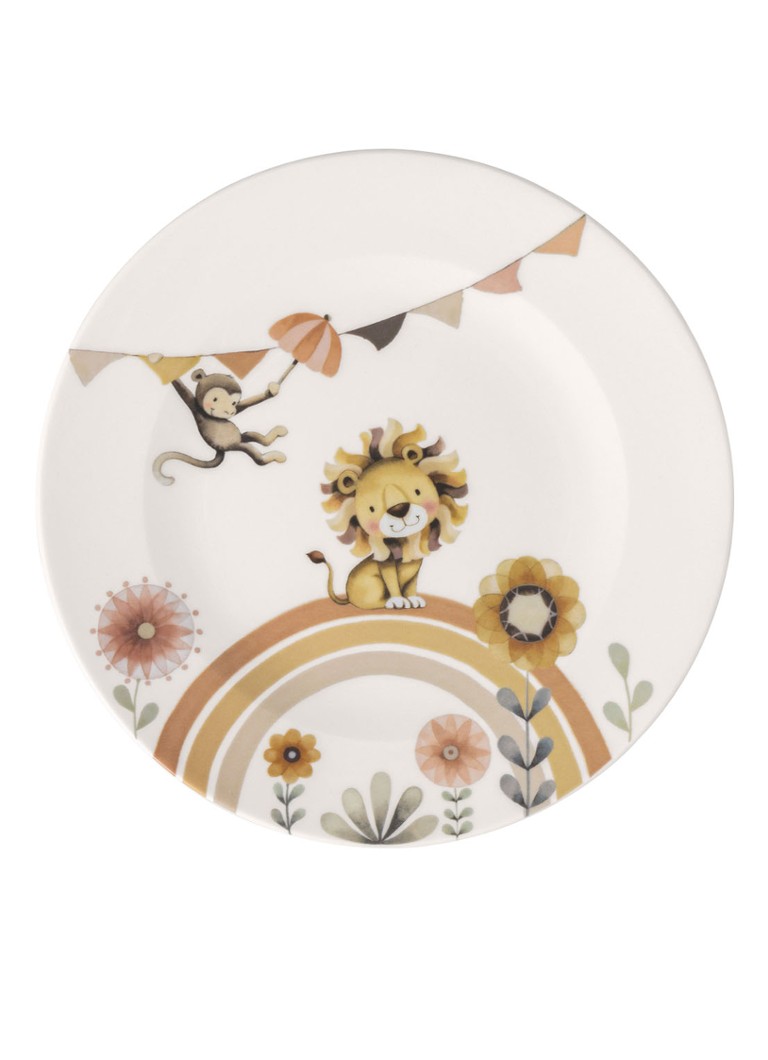 Villeroy & Boch Roar Like a Lion kinderbord 21,5 cm • Gebroken wit • de ...