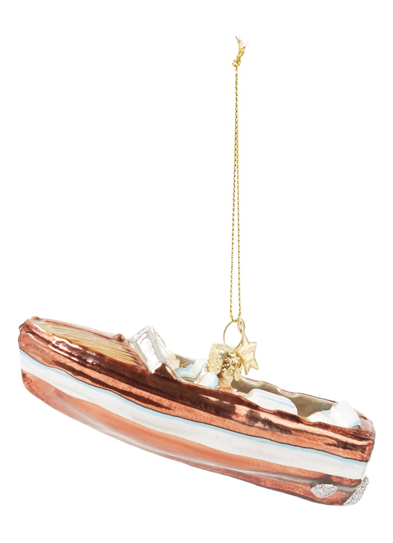 Vondels - Boat kersthanger 3,5 cm - Koper