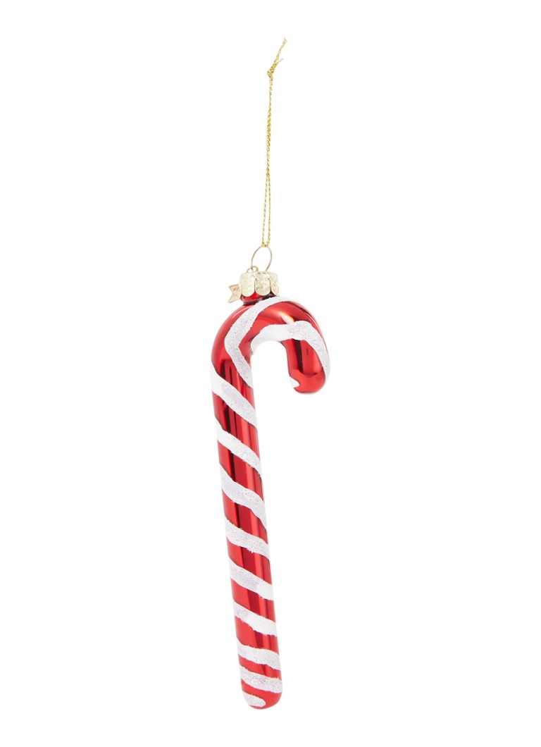 Vondels - Candy Cane kersthanger 14 cm - Rood