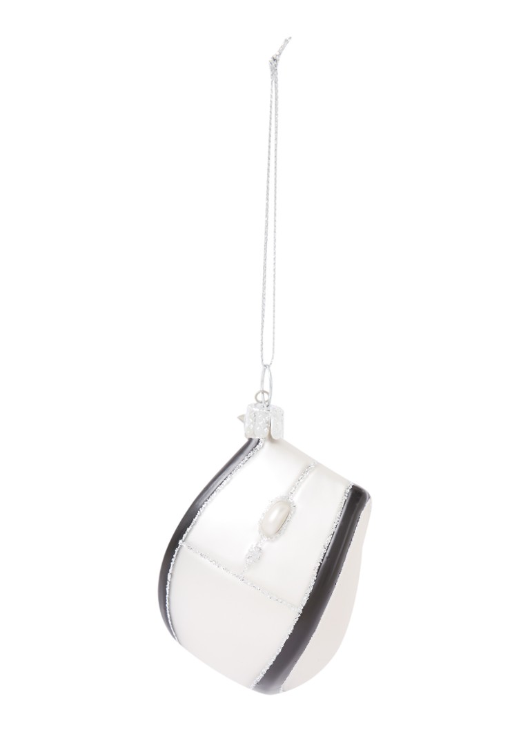 Vondels - Computer Mouse kersthanger 8,5 cm - Zilver