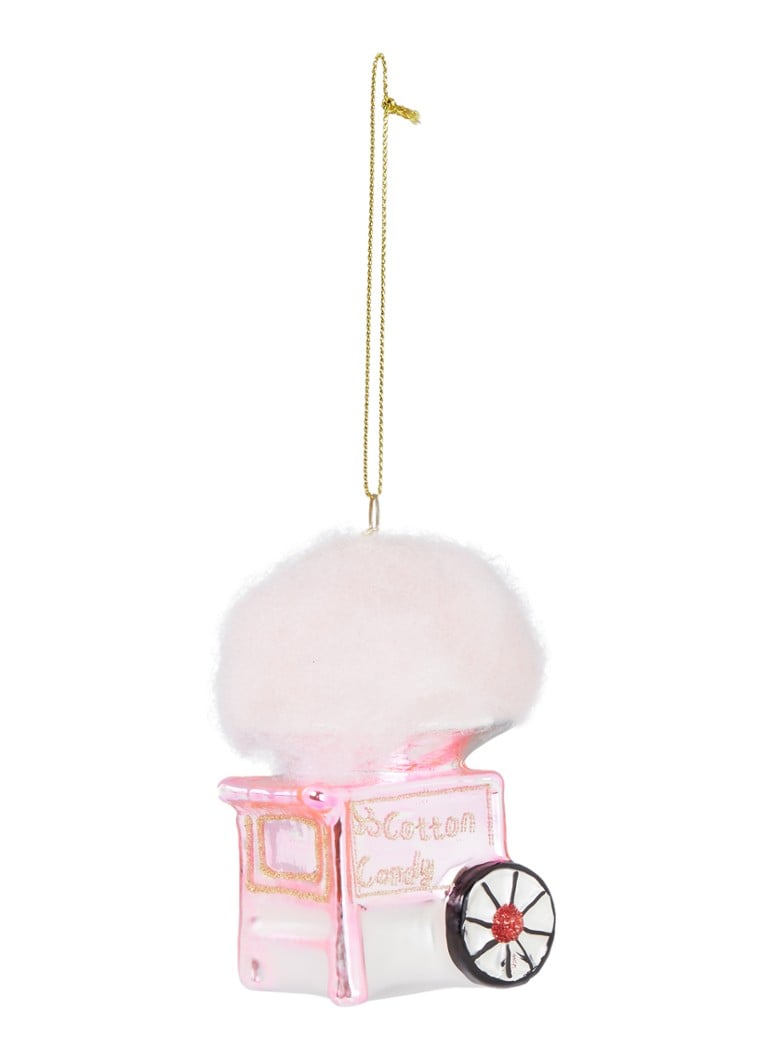 Vondels - Cotton Candy Machine kersthanger 10 cm - Roze