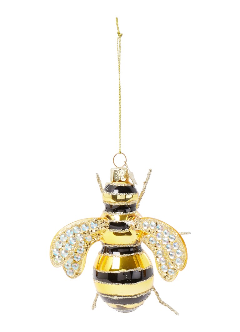 Vondels - De Bijenkorf Luxurious Bee kersthanger 11 cm - Goud