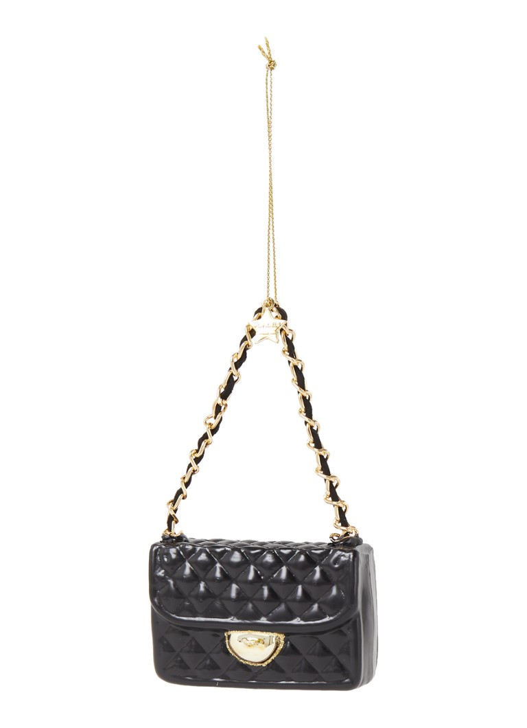 Vondels - Fashion Bag kersthanger 7 cm - Zwart