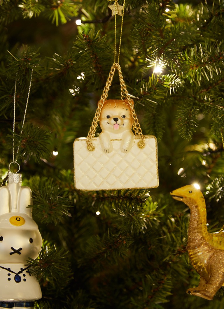 Fashion Bag with Pomeranian Dog Ornament