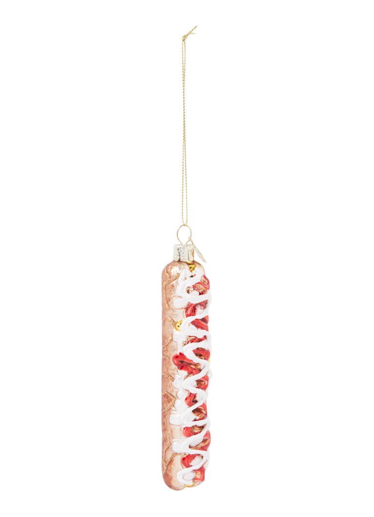 Vondels - Frikandel Speciaal kersthanger 3,5 cm - Bruin