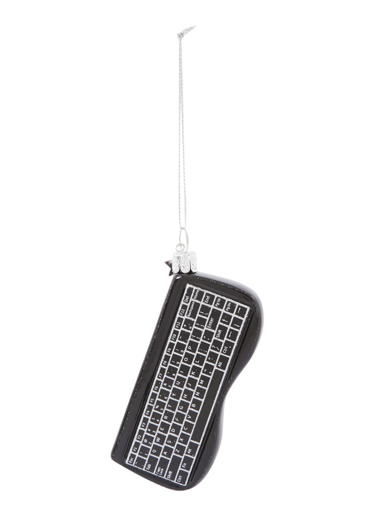 Vondels - Keyboard kersthanger 11 cm - Zwart
