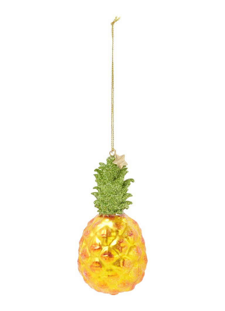 Vondels - Pineapple kersthanger 11 cm - Goud