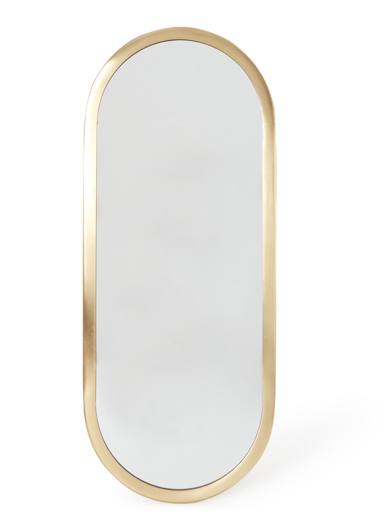 vtwonen - Oval spiegel - Goud