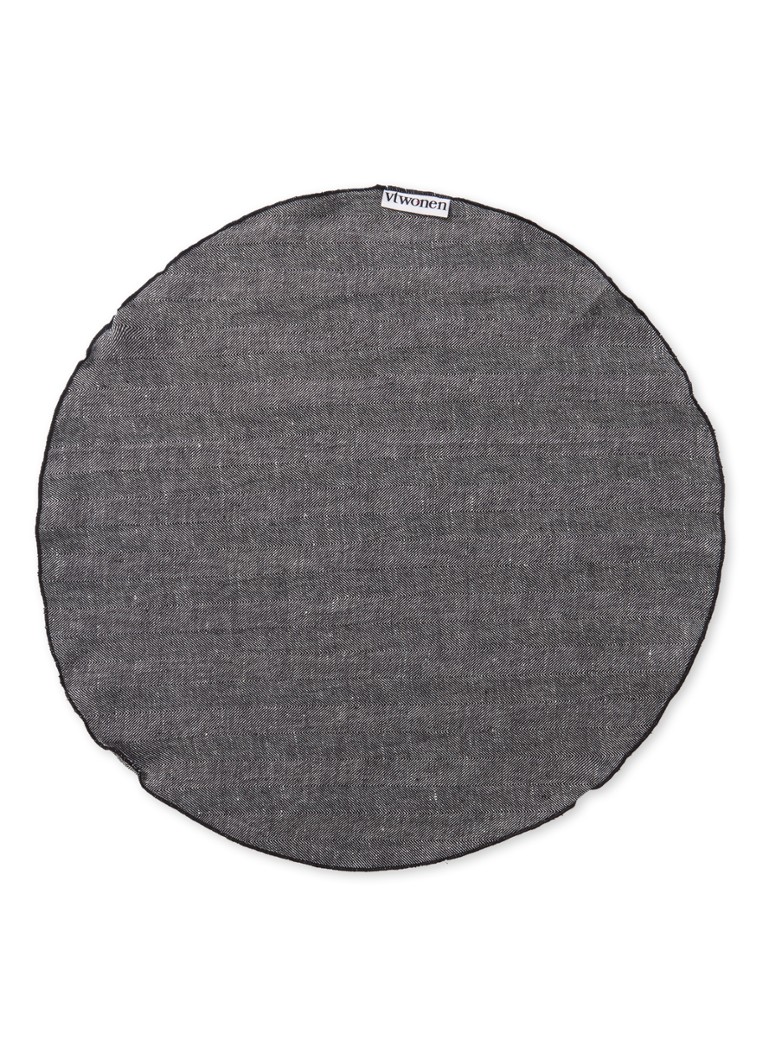 vtwonen Placemat 50 cm • Antraciet • de Bijenkorf