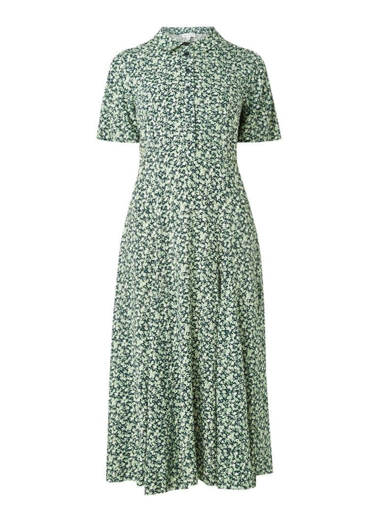 Wonderlijk Warehouse Maxi jurk met bloemenprint • Groen • de Bijenkorf DK-62