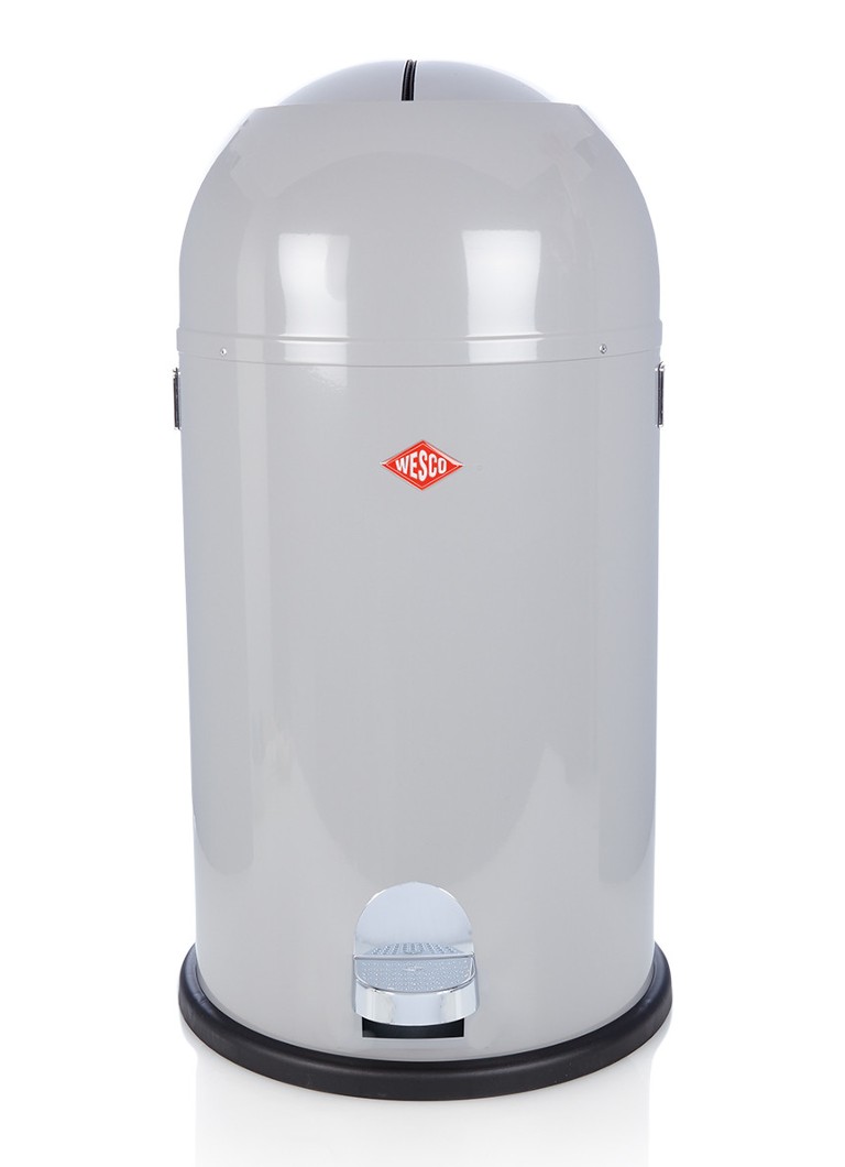 aankomst combineren Productiviteit Wesco Kickmaster pedaalemmer 33 liter • Grijs • de Bijenkorf