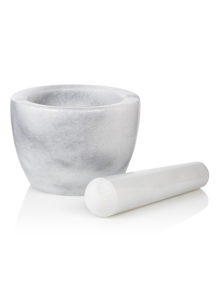 Westmark - Vijzel met stamper van graniet 10 cm - Wit