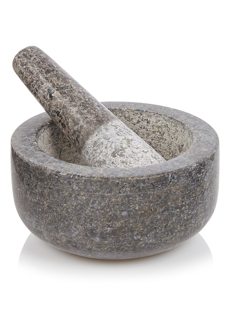 Westmark Vijzel met stamper van graniet 13 cm • Donkergrijs Bijenkorf