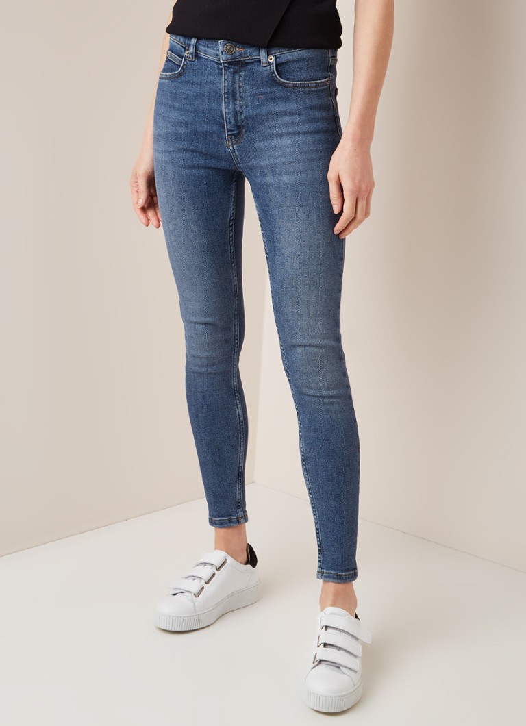 Whistles Whistles mid waist skinny fit jeans met stretch • Jeans • de