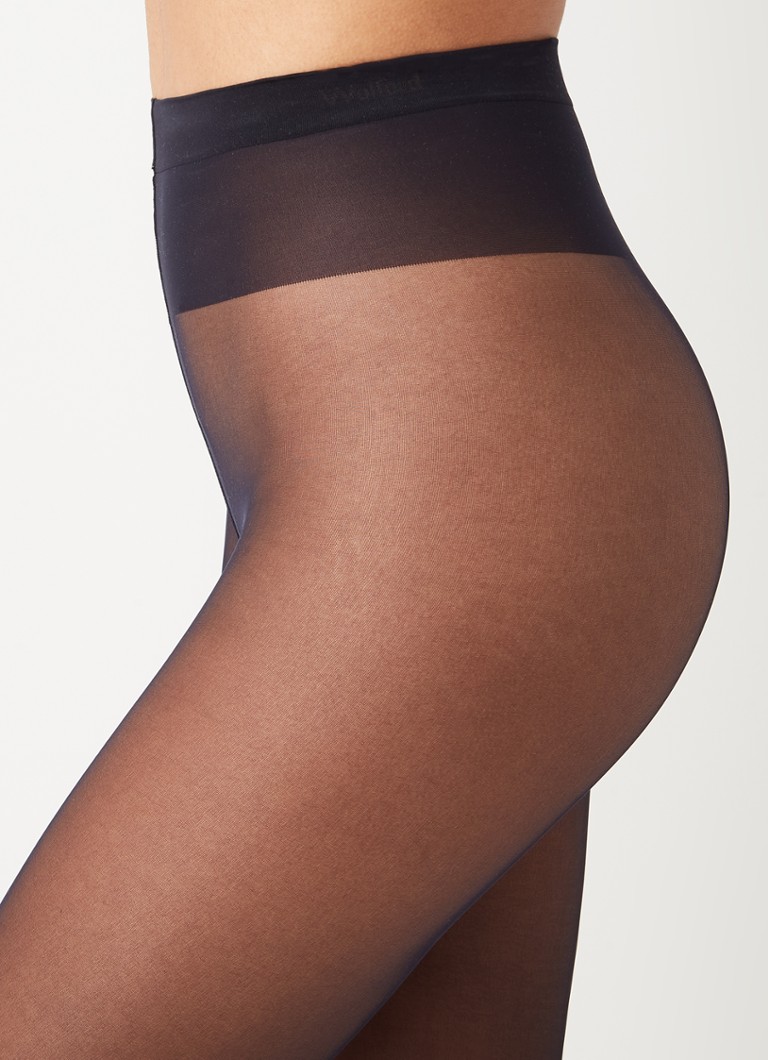 Tijdig stijl Sijpelen Wolford Individual panty in 10 denier • Donkerblauw • de Bijenkorf