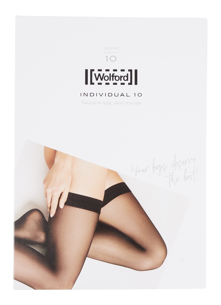 Wolford - Individual stay-ups in 10 denier - Black - 7005