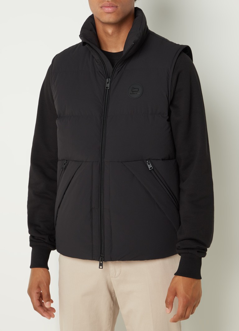Woolrich Sierra Supreme gewatteerde bodywarmer met donsvulling • Zwart • de Bijenkorf