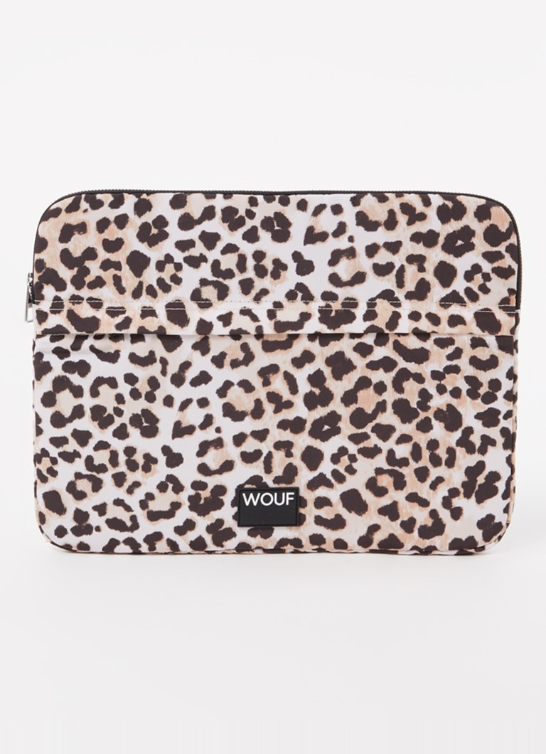 Wouf - Kim laptophoes 13 en 14 inch  - Bruin