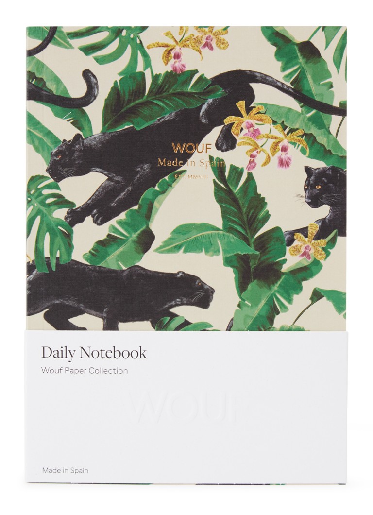Wouf - Yucata A5 notitieboek  - Multicolor