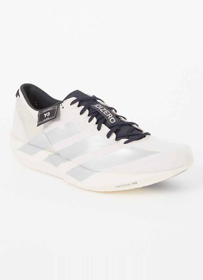 Y-3 - Adios sneaker met logo - Creme
