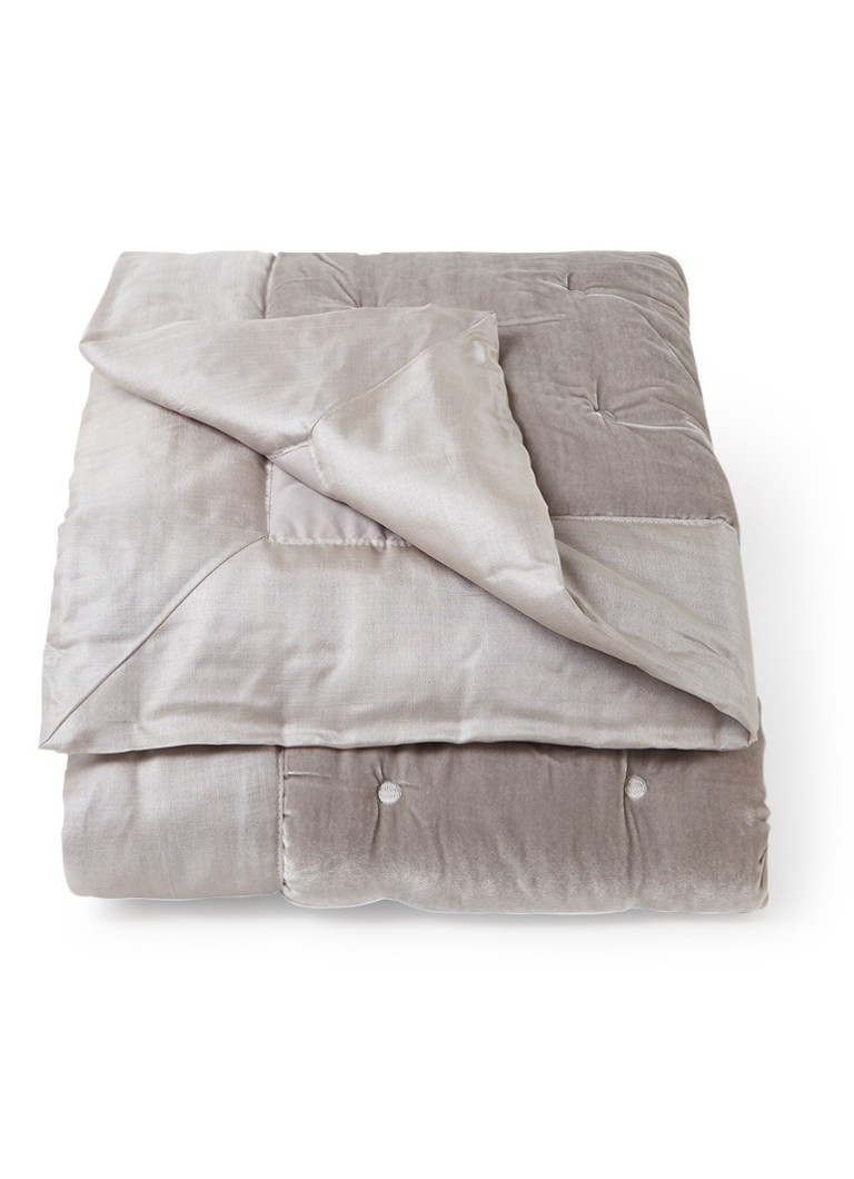 Yves Delorme - Cocon bedsprei in zijdeblend 150 x 220 cm - Grijs