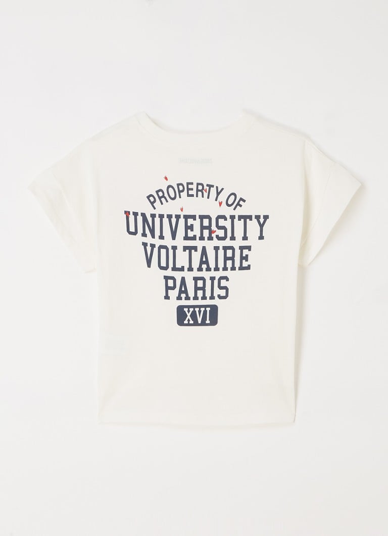 Zadig&Voltaire T-shirt met print • Gebroken wit • de Bijenkorf